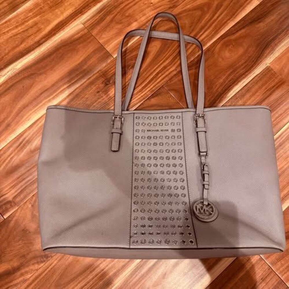 Michael Kors Jet Set Travel Studded Tote